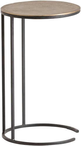 Monocle laptop table, Brass antique - Allure Alu Collection