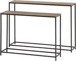 Baku table murale set de 2, Brass antique - Allure Alu Collection