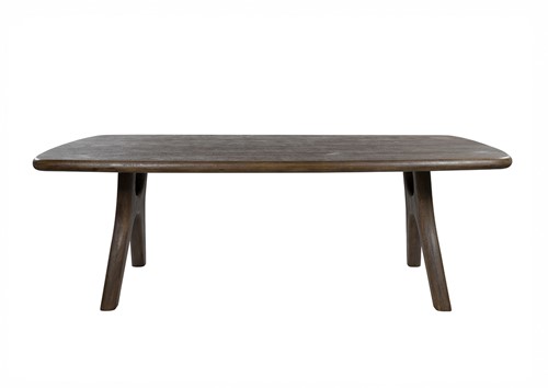 Table séjour 200, allongé avec des angles arrondis, Mango Espresso Brown - Addo Table Collection-1