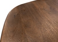 Table séjour 200, allongé avec des angles arrondis, Mango Espresso Brown - Addo Table Collection-2