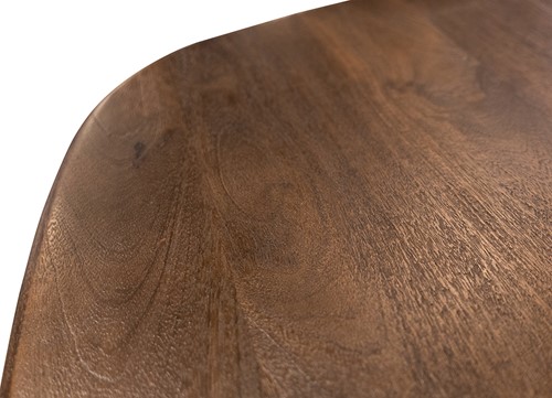 Esstisch 200, länglich mit abgerundeten Ecken, Mango Espresso Brown - Addo Table Collection-2