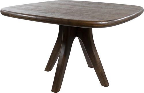 Dining table square with rounded corners 150, Mango Espresso Brown - Addo Table Collection