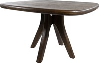Dining table square with rounded corners 150, Mango Espresso Brown - Addo Table Collection-1