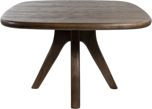 Dining table square with rounded corners 150, Mango Espresso Brown - Addo Table Collection-2
