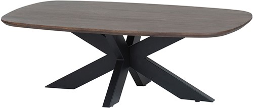 Coffee table danish oval 120, Mango Brown Walnut  - Akagi Table Collection