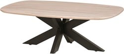 Salontafel deens ovaal 120, Mango Ashblond - Akagi Table Collection