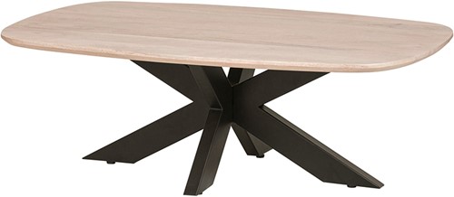 Salontafel deens ovaal 120, Mango Ashblond - Akagi Table Collection