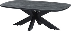 Couchtisch Dänisch oval 120, Acacia Black - Akagi Table Collection