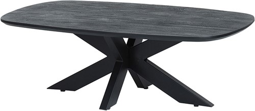 Table basse forme de bateau 120, Acacia Black - Akagi Table Collection
