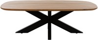 Coffee table danish oval 120, Mango Smooth Natural - Akagi Table Collection-1