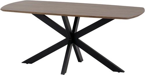Dining table danish oval 230, Mango Brown Walnut - Akagi Table Collection