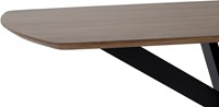 Eetkamertafel deens ovaal 230, Mango Brown Walnut - Akagi Table Collection-3