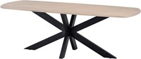 Table séjour forme de bateau 180, Mango Ashblond - Akagi Table Collection