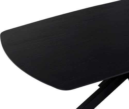 Esstisch Dänisch oval 210, Acacia Black - Akagi Table Collection-2