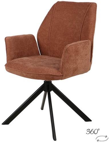 Alba dining chair - swivel 360ARS - Unique Collection
