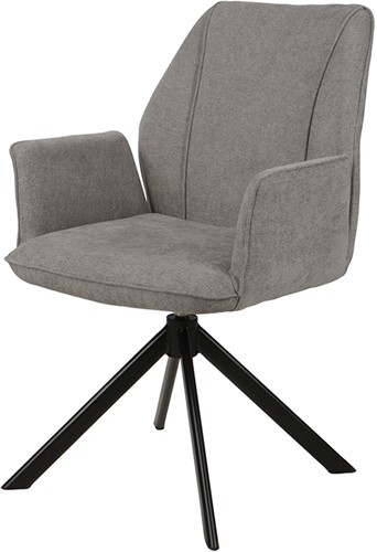 Alba eetkamerstoel - draaipoot 360ARS - Storm - Grey 97 - Unique Collection