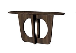 Wandtisch 140, Mango Brown Walnut - Aquarius Table Collection