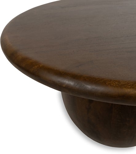Salontafel Ø75, Mango Brown Walnut - Balloon Table Collection-1