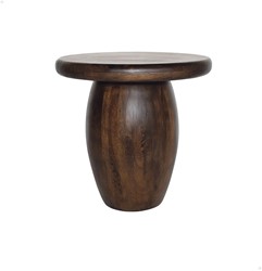 Beistelltisch Ø50, Mango Brown Walnut - Balloon Table Collection