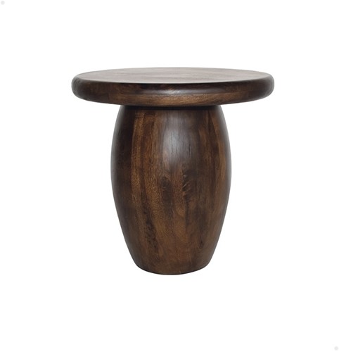 Bijzettafel Ø50, Mango Brown Walnut - Balloon Table Collection