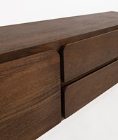 TV Anrichte 190 mit 3 Türen und 2 Schubladen, Mango Dark Malt - Bloemfontein Collection-4