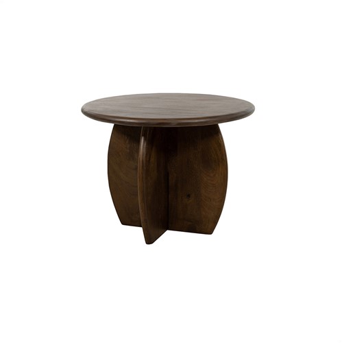 Salontafel Ø60, Mango Brown Walnut - Belly Table Collection