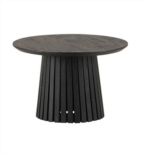 Coffee table Ø60, Acacia Black - Burundi Table Collection