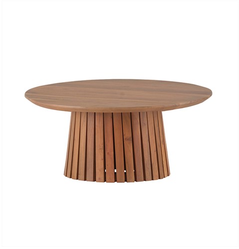Coffee table Ø90, Acacia Naturale  - Burundi Table Collection