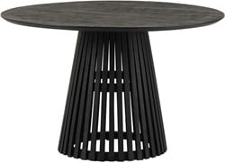 Eetkamertafel Ø120, Acacia Black  - Burundi Table Collection