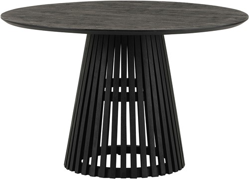 Dining table Ø120, Acacia Black  - Burundi Table Collection