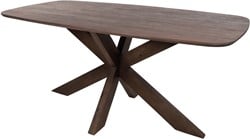 Eetkamertafel deens ovaal 200, Acacia Marron Brown - Capricorn Table Collection