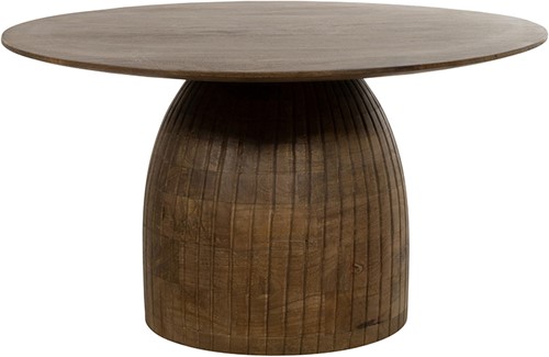 Karl table basse Ø80, H45, Mango Matt Walnut - Couture Collection