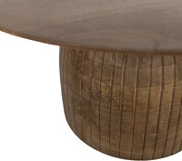 Karl salontafel Ø80, H45, Mango Matt Walnut - Couture Collection-1