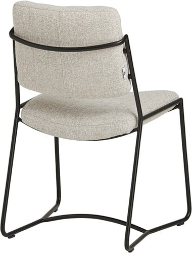 Clair eetkamerstoel - zonder arm - frame black metal - Dutch Industries Chairs-2