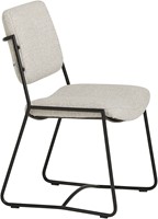 Clair eetkamerstoel - zonder arm - frame black metal - Dutch Industries Chairs-3