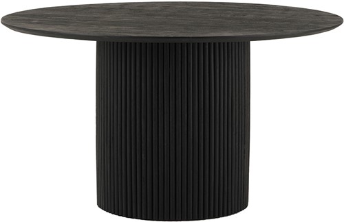 Eetkamertafel Ø140, Acacia Black - Congo Table Collection