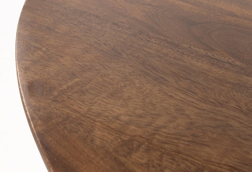Table séjour Ø130, Mango Brown Walnut - Tokio Table Collection-4