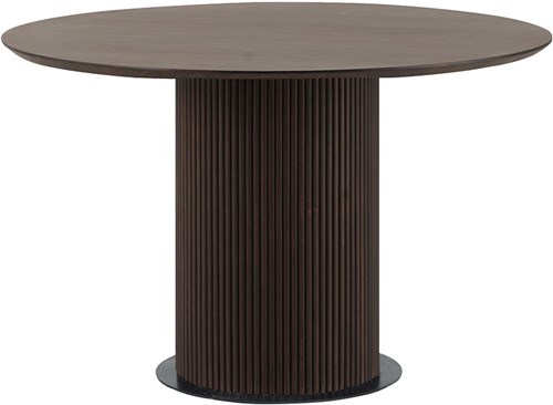 Eetkamertafel Ø120, Mango Dark Walnut - Congo Table Collection