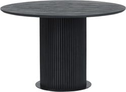 Eetkamertafel Ø120, Acacia Black - Congo Table Collection