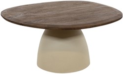Couchtisch organisch 86, H40, Mango Malaga Brown - Cornetto Collection