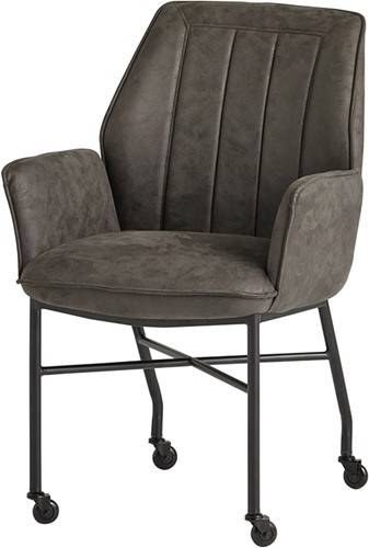 Denver chaise - Roulettes - Unique Collection