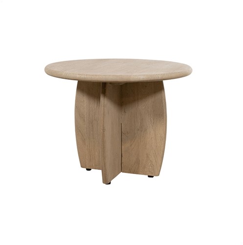 Salontafel Ø60, H45, Acacia Weathered Wood - Durban Table Collection