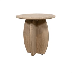 Beistelltisch Ø50, H50, Acacia Weathered Wood - Durban Table Collection