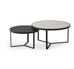 Emilia table basse - ronde - ensemble de 2 pièces - Unlimited Laminate Collection