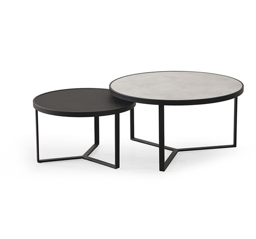 Emilia coffee table - round - set of 2 - Unlimited Laminate Collection