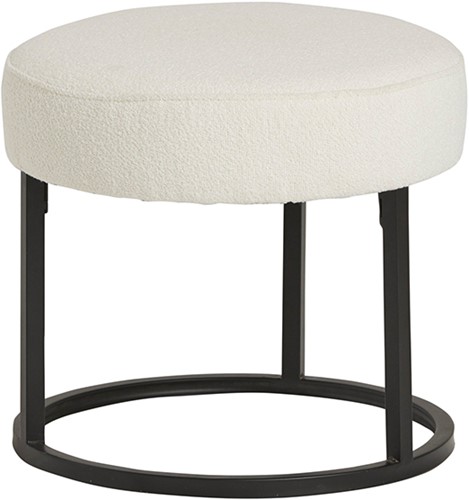 Escabel hocker - 45 - Alpine - Ivory 101 - Unique Collection