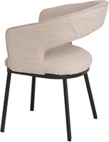 Lynn armstoel - frame black metal - Dutch Industries Chairs-1