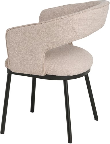 Lynn armstoel - frame black metal - Dutch Industries Chairs-1