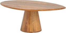 Salontafel 120, geometrisch, Ginger - Flare Furniture