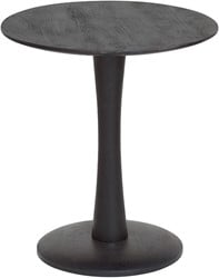 Bijzettafel Ø55, hoog, Black - Flare Furniture
